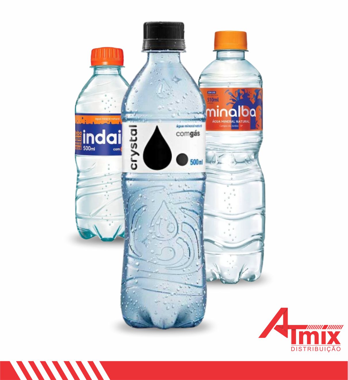ÁGUA MINERAL COM GÁS - 500ML