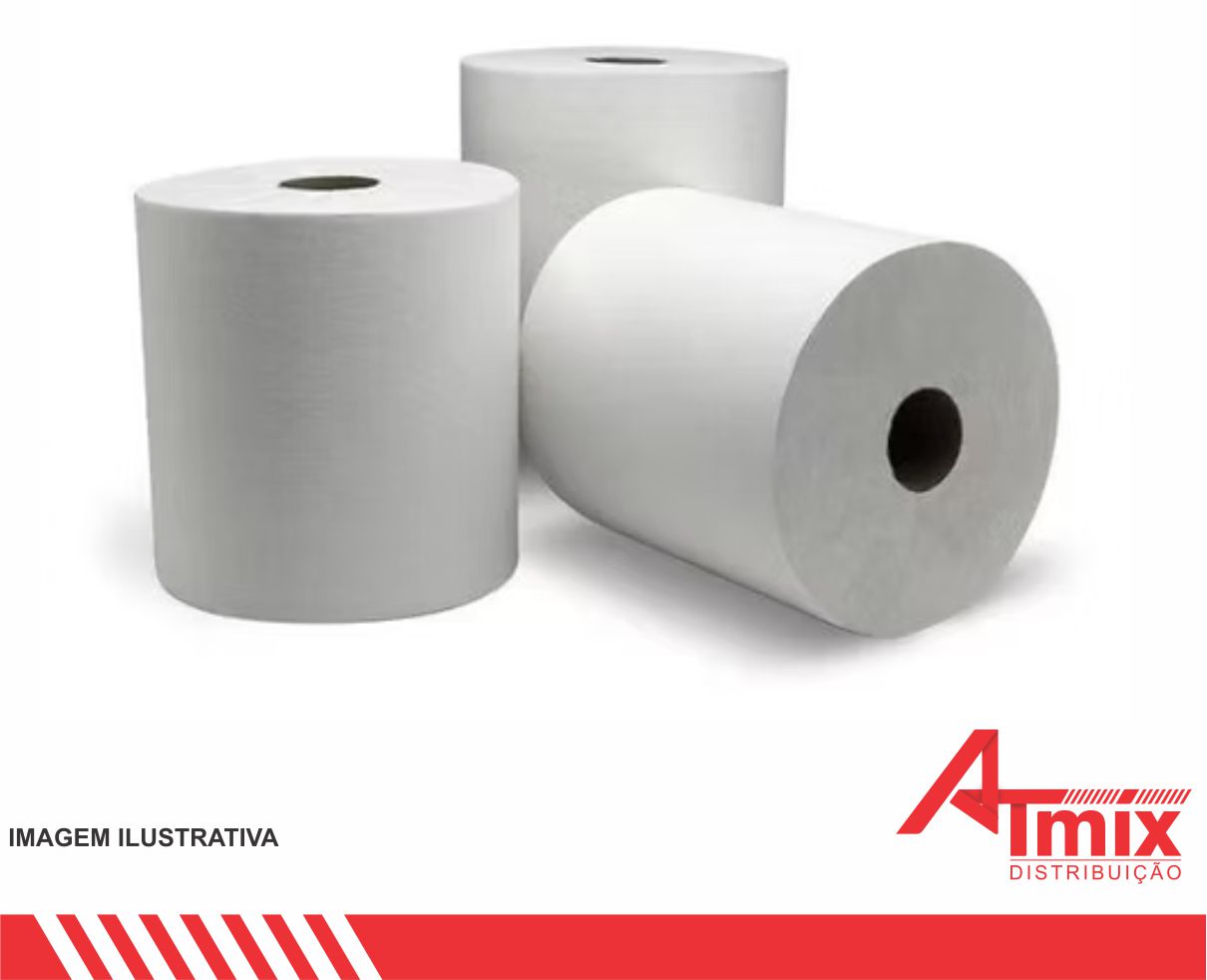 PAPEL TOALHA ROLO 100% CELULOSE 6X150