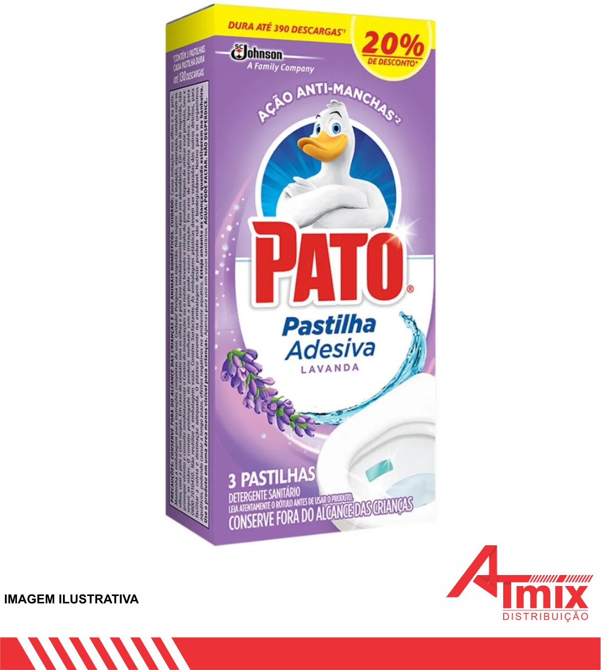 PASTILHA SANITARIA ADESIVA C/ 3 UN